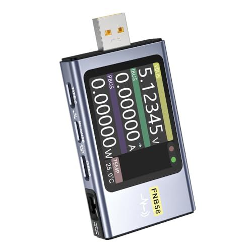 FNIRSI フェニルス FNB-58 USBテスター 電圧計 電流計 TYPE-C 急速充電プロトコル対応 高精度 電力測定kk 75c9f785