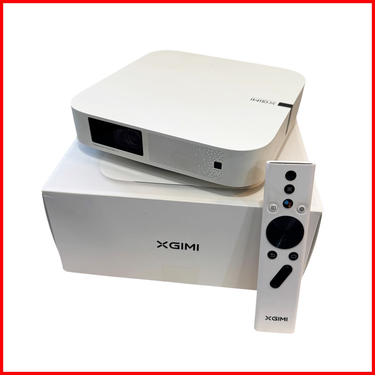 テレビ・映像機器 XGIMI Elfin ホワイト プロジェクター 付属品あり 箱付き