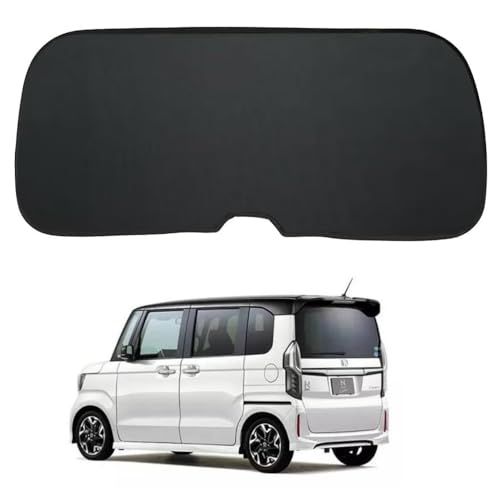 [GeTor] N-BOX リアガラス サンシェード メッシュカーテン ホンダ 専用 新型 N-BOX JF5/JF6 2023～現行 車 リアウィンドウ用サンブロッカー 後部ウインド カーシェード 日焼け防止 遮光 断熱 カー用品 内装パー 89527b94