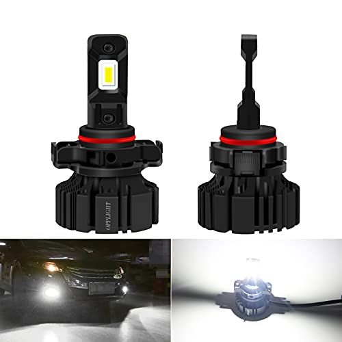 OPPLIGHT PSX24W LED フォグランプ ホワイト 白色 6000K 車検対応 トヨタ 86 BR-Z インプレッサなどに対応 LEDフォグ 6000LM 高照度 ファンレス 一体型 ポン付け 純正交換 カットライン付き 防水仕様 0913066d
