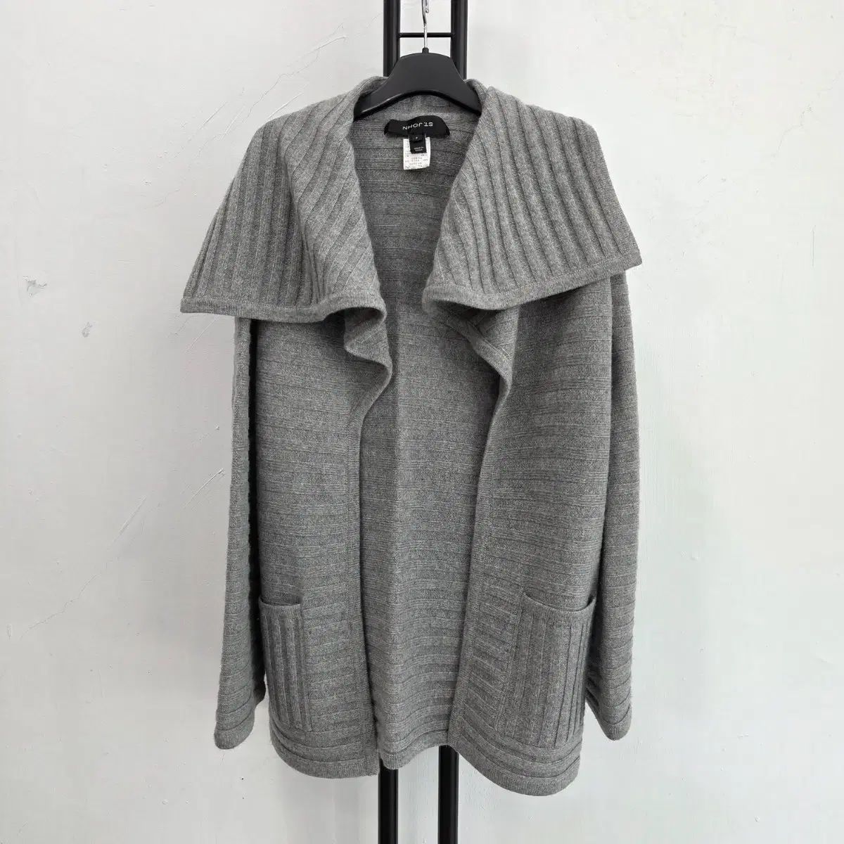 正規品 セントジョン ST JOHN ニット カーディガン グレー