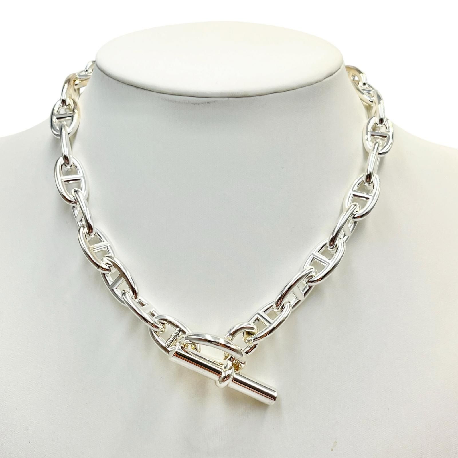 エルメス HERMES ネックレス シェーヌダンクルGM 29コマ シルバー925 メンズ