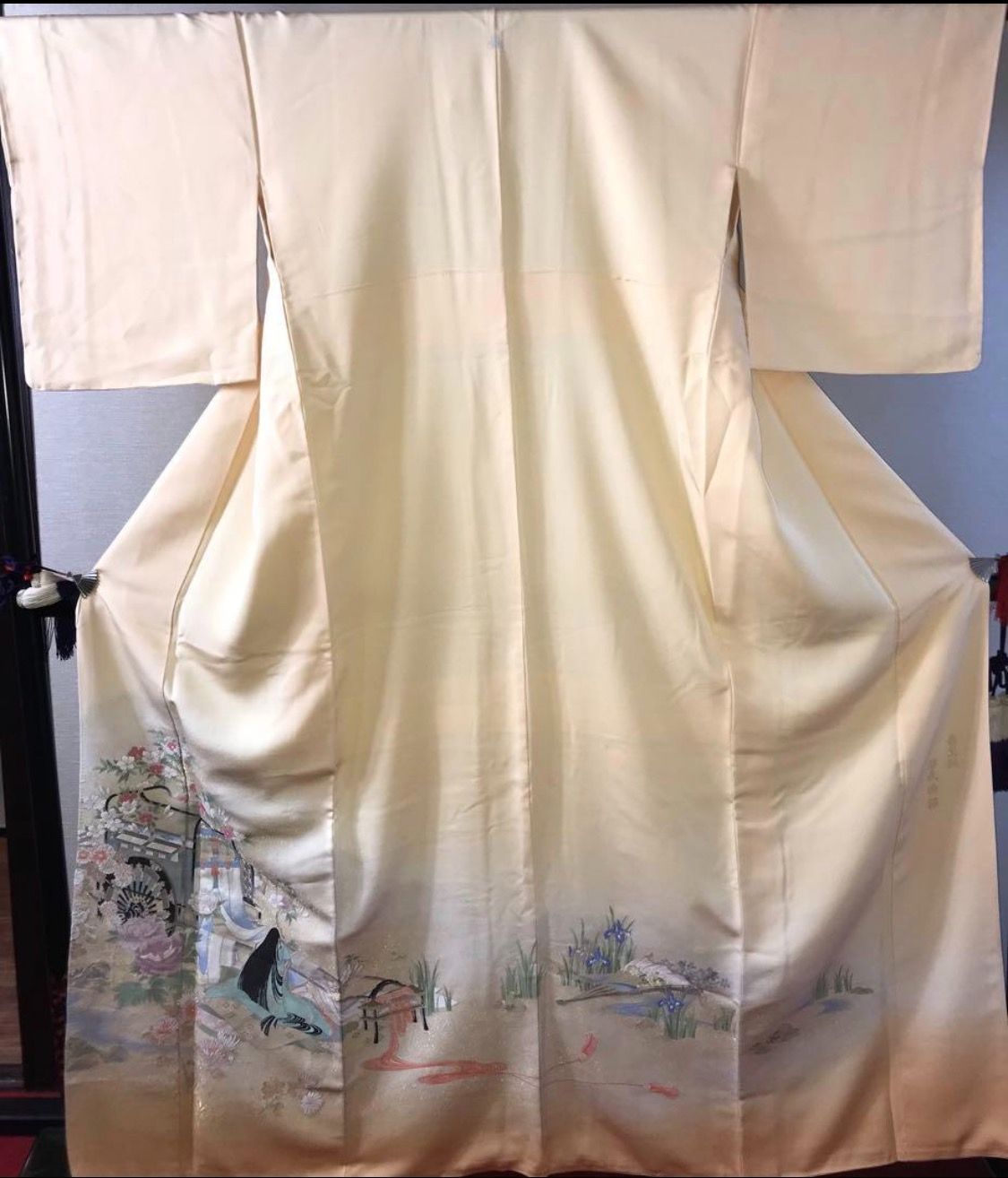 色留袖　寿光織　身丈168.5cm トールサイズ