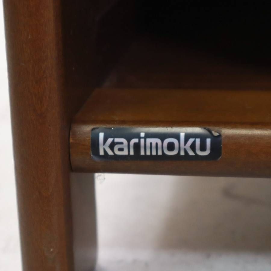 カリモク家具 karimoku 電話台 FAX台 引き出し＆コンセント2個口付き