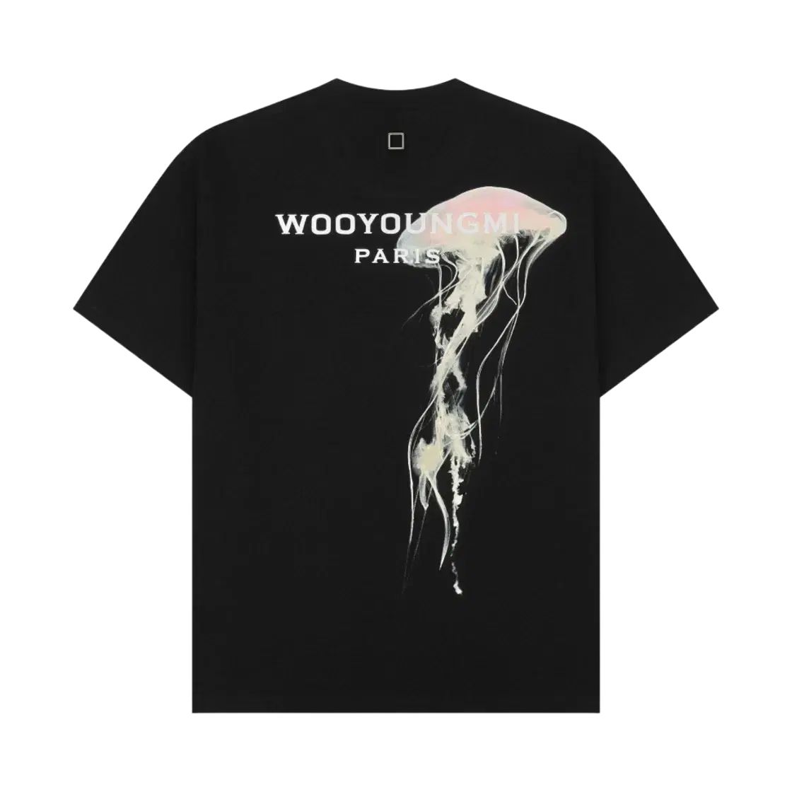 ウーヨンミ(WOOYOUNGMI ウーヨンミ) 夜光 ゼリー(젤리) バックロゴ Tシャツ(티셔츠) ブラック(ブラック)