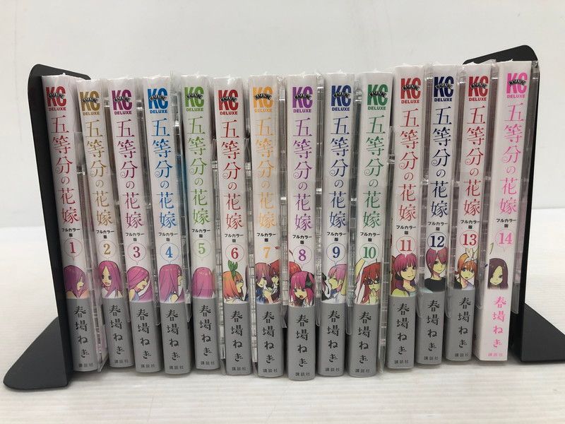 【未開封】五等分の花嫁　TSUTAYA有償特典アクリルフィギュアプレート付き　全巻セット 【004-260514-NS-25-tei】