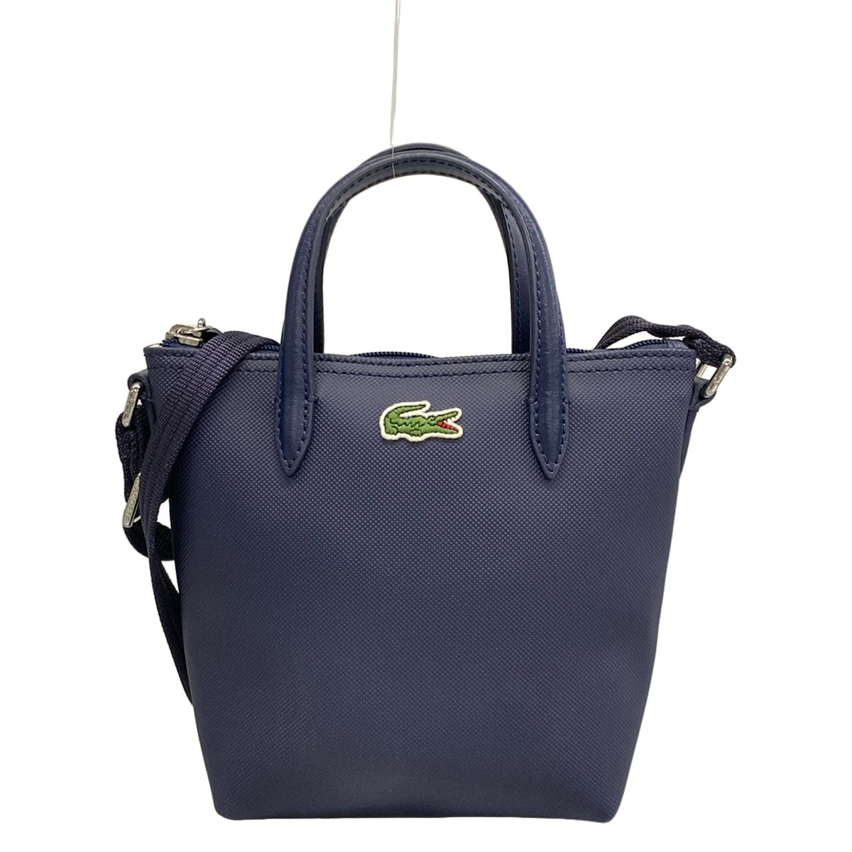 Lacoste(ラコステ) ショルダーバッグ - ダークネイビー ミニバッグ レザー