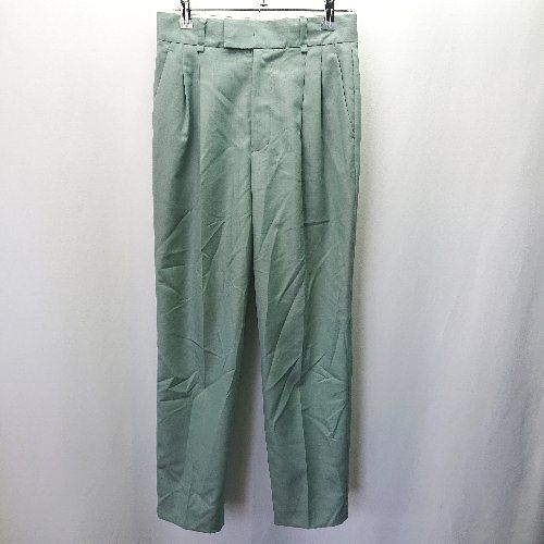 ◇ green label relaxing グリーンレーベル UNITED ARROWS タック入り テーパードパンツ サイズ36 グリーン系 レディース E 【1404020012699】