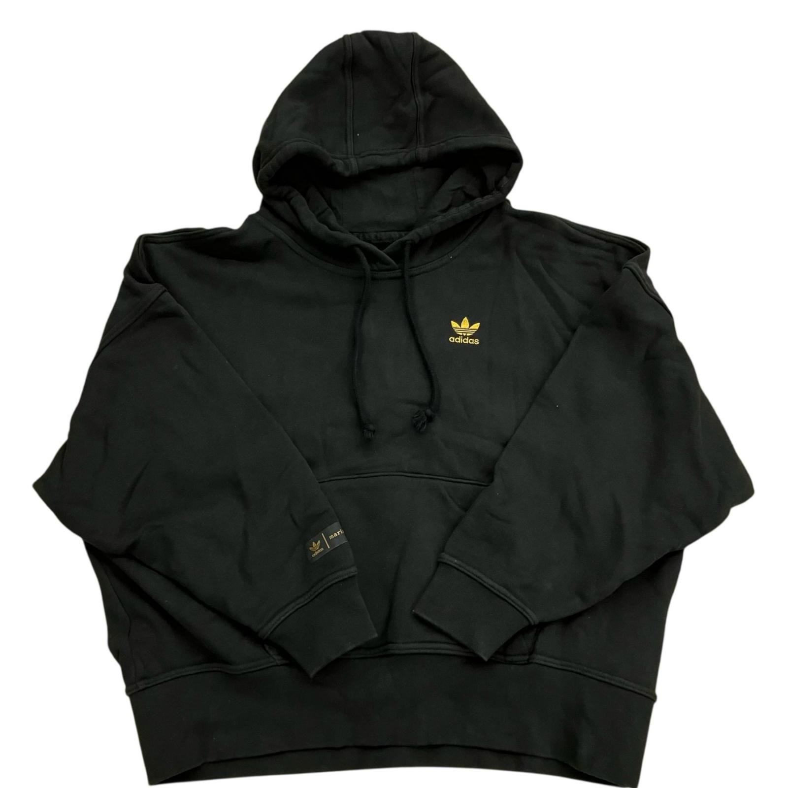 170040 現状品 アディダス パーカー　マリメッコ　ブラック　adidas×marimekko M レディース
