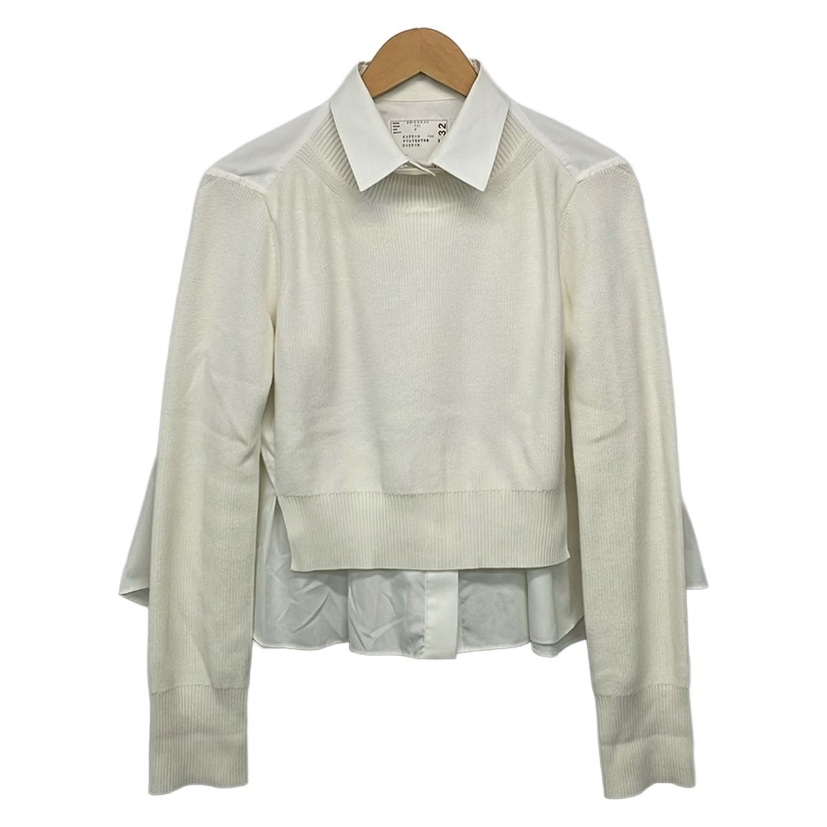 Sacai(サカイ) 長袖カットソー サイズ2 M レディース - 23-06532