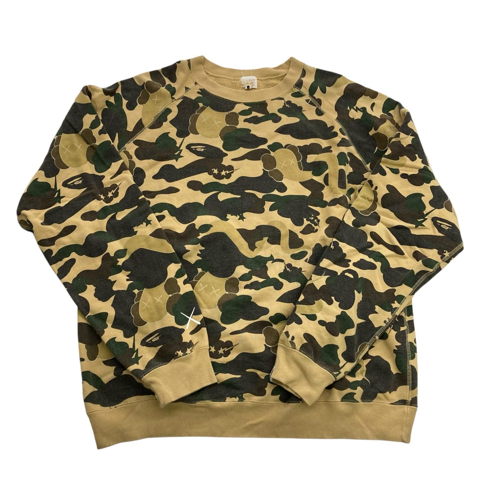 199990 現状品 A BATHING APE アベイシングエイプ スウェット L