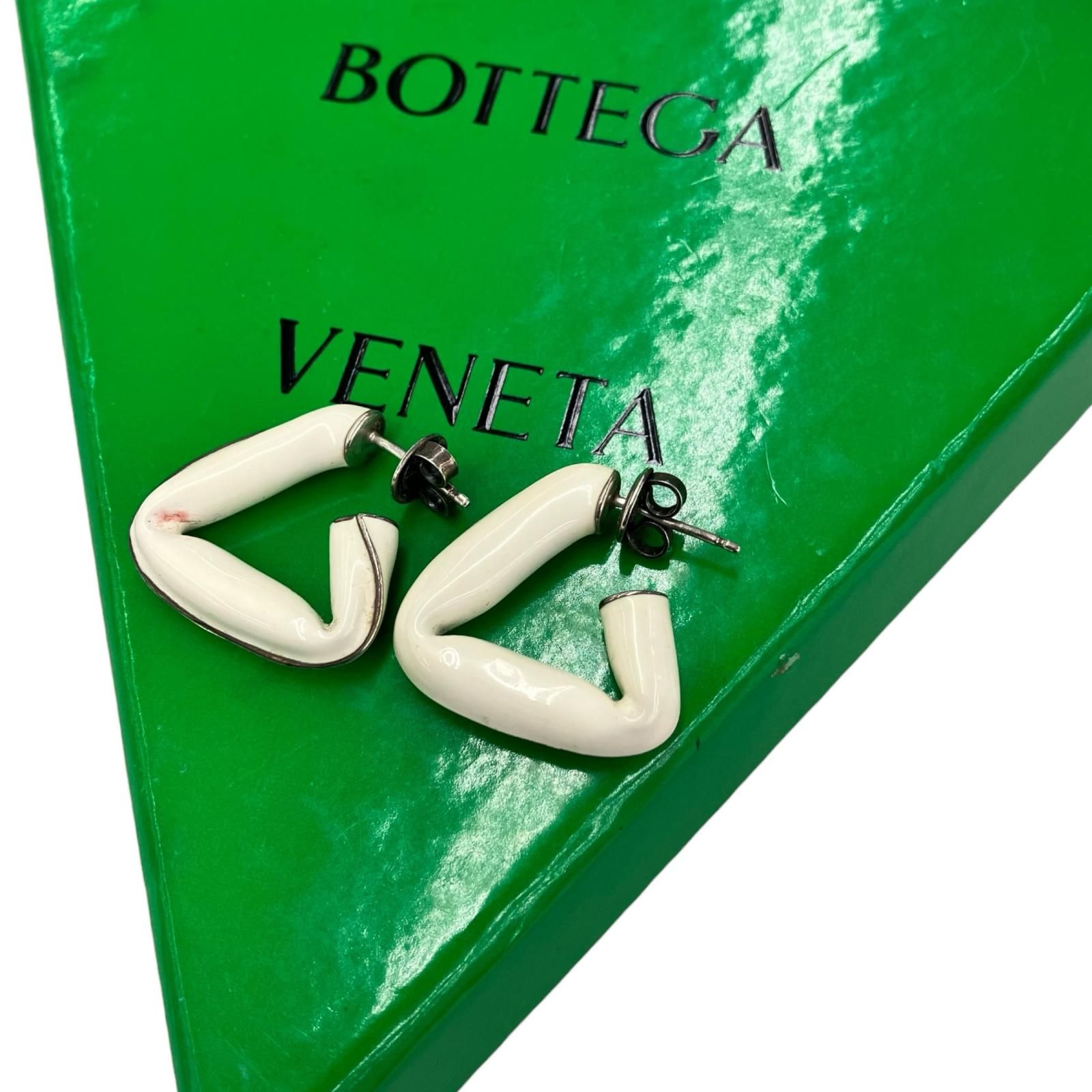 186005 現状品 BOTTEGAVENETA ボッテガヴェネタ トライアングルピアス