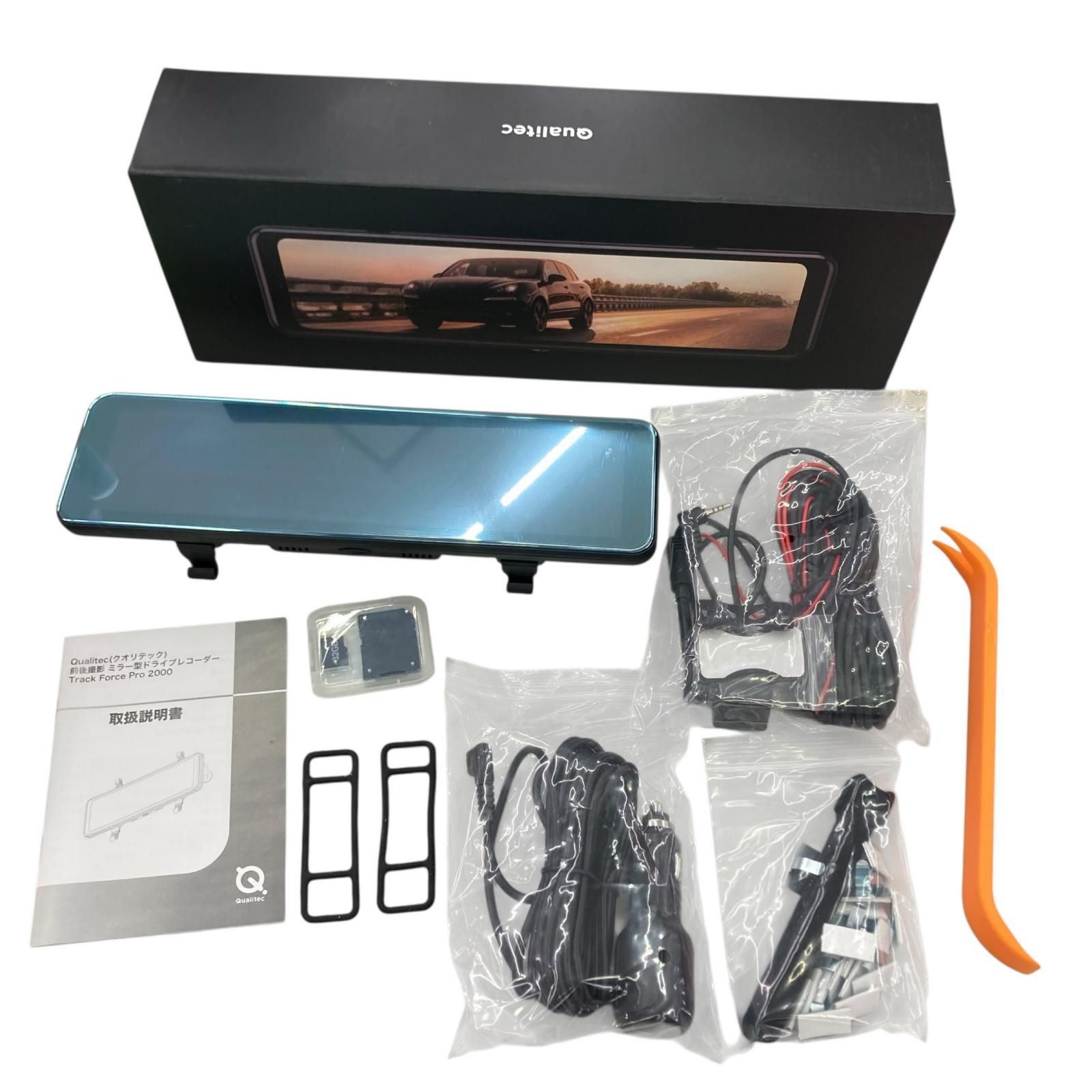 未使用品 Qualitec ドライブレコーダー ミラー型 4K 即購入歓迎です！ 186001 新品未使用 Qualitec ドライブレコーダー ミラー型 4K画質