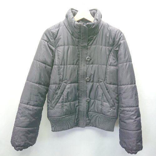 ◇ HusHusH ハッシュアッシュ シンプル 防寒 秋 冬 長袖 中綿 ジャケット サイズ2 パープル系 レディース E 【1404240000292】