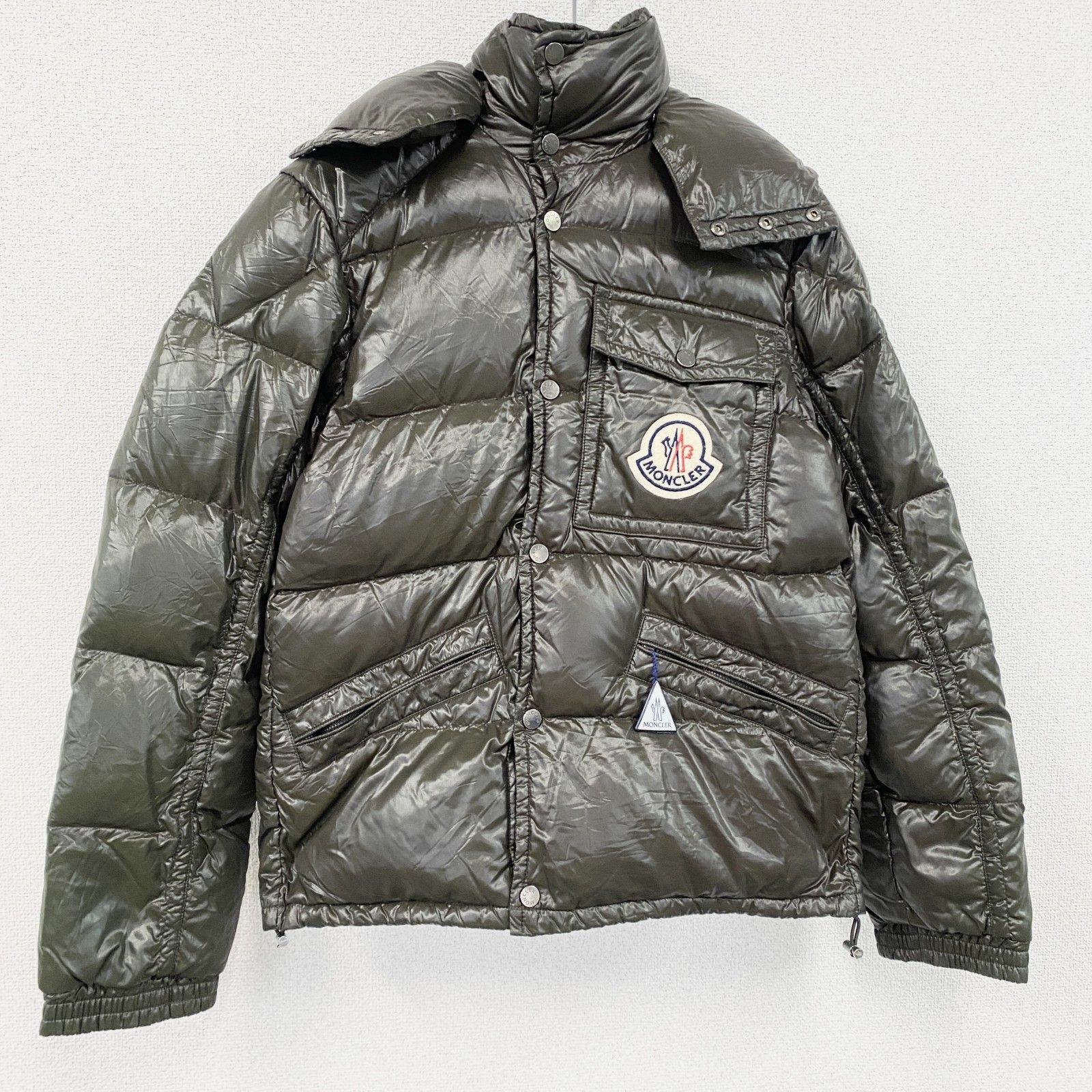 MONCLER モンクレール K2ダウンジャケット 3つポケット カーキ 1サイズ 