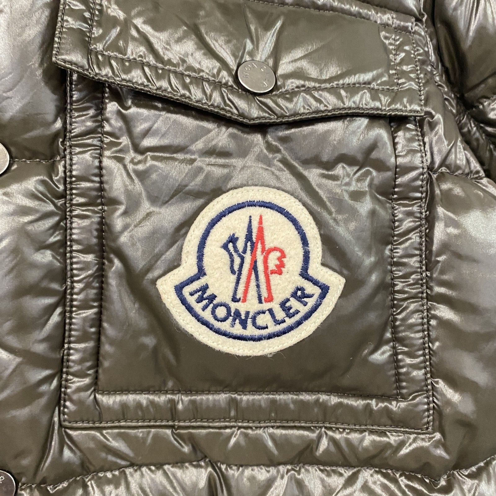 MONCLER モンクレール K2ダウンジャケット 3つポケット カーキ 1サイズ 