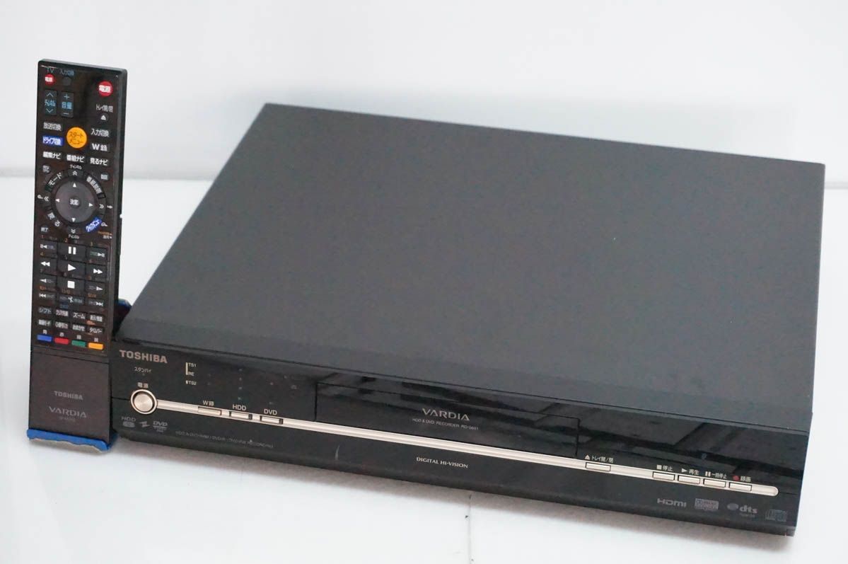 【中古】東芝TOSHIBA 地上・BS・110度CSデジタルチューナー搭載 ハイビジョンDVDレコーダー VARDIA RD-S601 HDD600GB