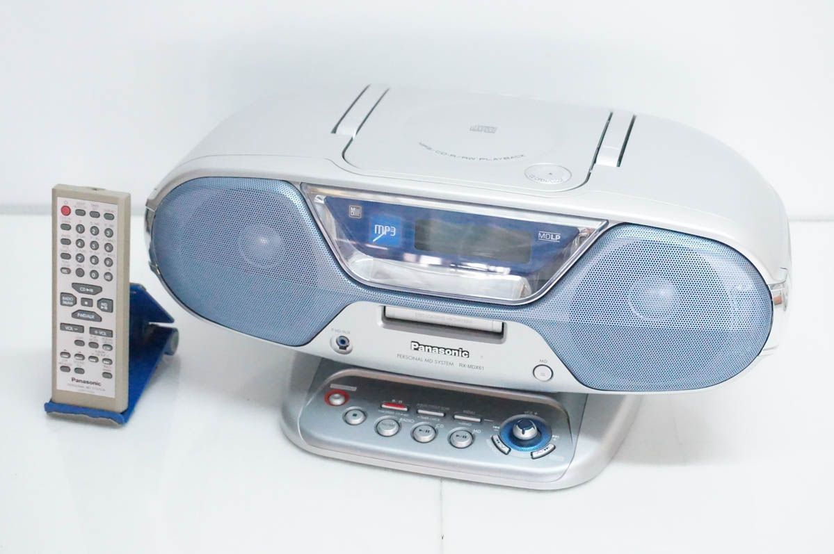 【中古】Panasonicパナソニック パーソナルMDシステム CD／MD／ラジオ MDLP対応 RX-MDX61 オーディオ