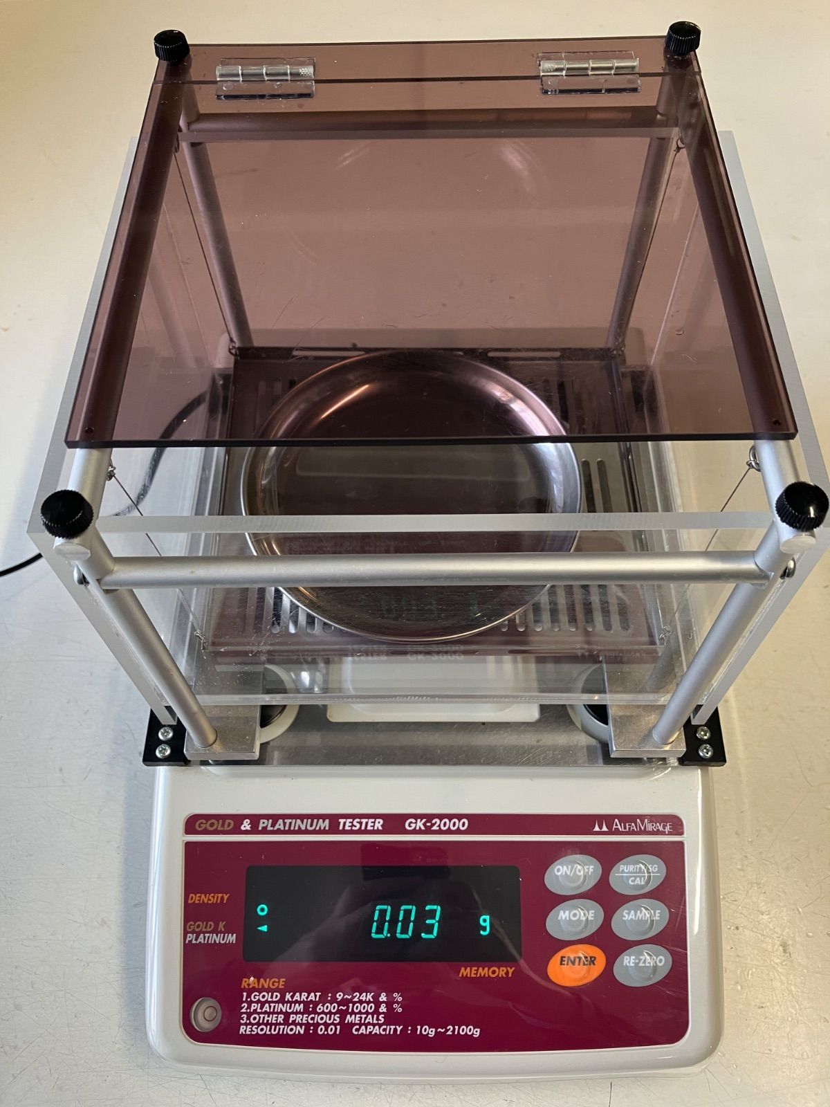 貴金属テスター 比重計 GK-2000 ALFA MIRAGE アルファミラージュ 【中古】 取説無し 金 判定 純度判定 金・プラチナ 買取 リユース
