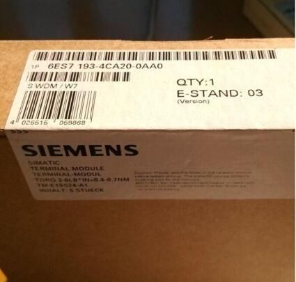 新品 送料無料 Siemens シーメンス6ES7 193-4CA20-0AA0 インターフェイスモジュール【６ヶ月保証】