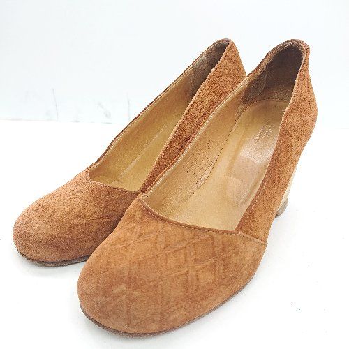◇ A.P.C. アー・ペー・セー 高ヒール キレイめ パンプス サイズ35 キャメル系 レディース E 【1405140011296】