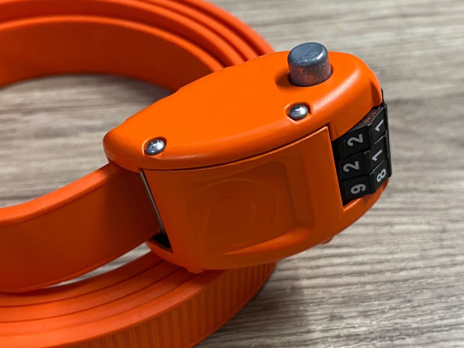 JY956 オットーロック OTTOLOCK バンドロック 鍵 152cm長 オレンジ 