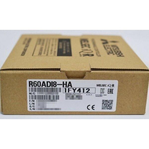 【新品★送料無料】MITSUBISHI 三菱電機 R60ADI8-HA MELSEC iQ-Rシリーズ HART通信対応アナログ?ディジタル変換ユニット 電流入力:8ch【６