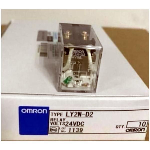 ■【 新品】 10個入りセット OMRON オムロン リレー　LY2N-D2　 DC24V/24VDC【６ヶ月保証】★★★