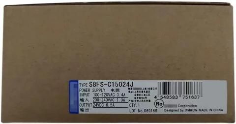 【新品★送料無料】OMRON オムロン S8FS-C15024J 24VDC 6.5A 用 スイッチ電源 【６ヶ月保証】