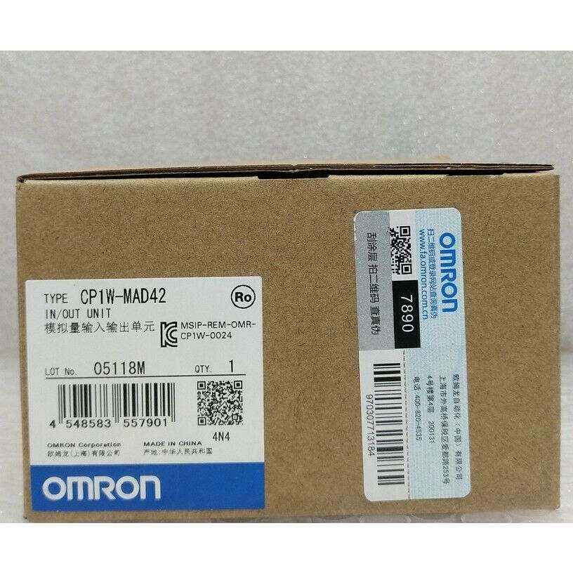 【新品★送料無料】OMRON オムロン CP1W-MAD42 アナログ入出力ユニット【６ヶ月保証】