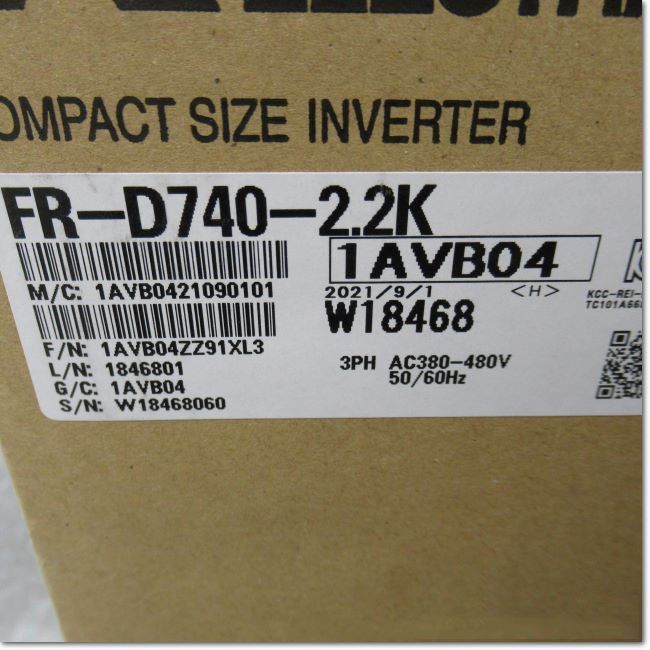 新品【 ★送料無料 】MITSUBISHI/ 三菱 インバーター FR-D740-2.2K【６ヶ月保証】