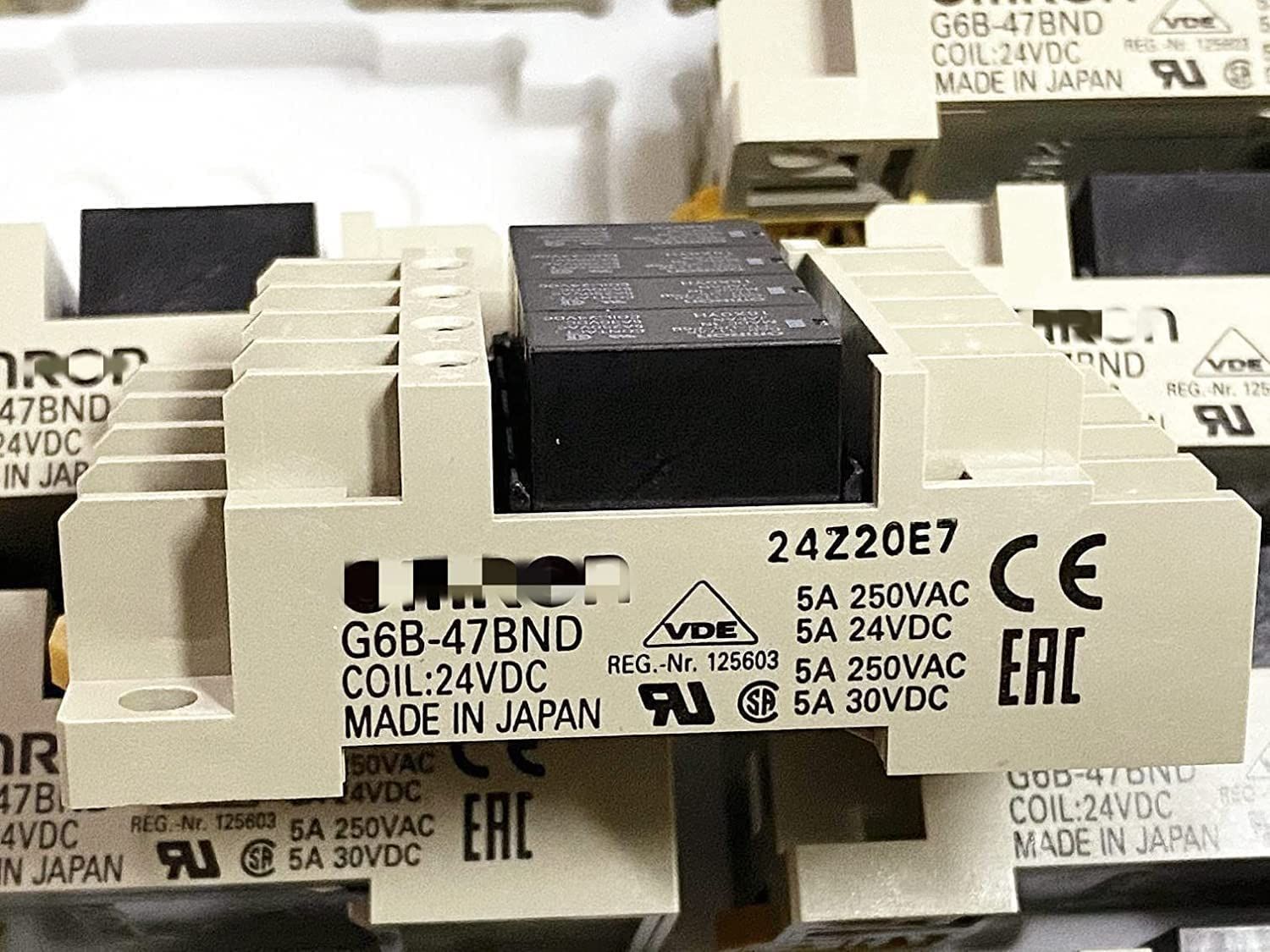 【 新品★送料無料 】100個セット入り オムロン OMRON/オムロン G6B-47BND DC24V ターミナルリレー【６ヶ月保証】