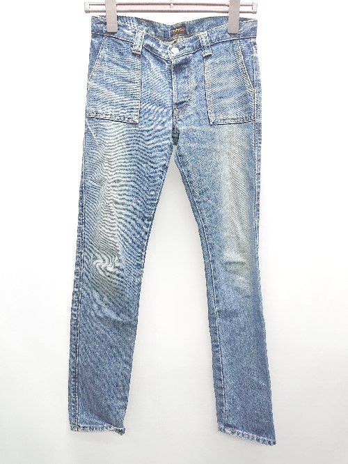 ◇ D.M.G. ドミンゴ ウォッシュ加工 ジーンズ デニム パンツ サイズSS インディゴ レディース P 【1405230000575】