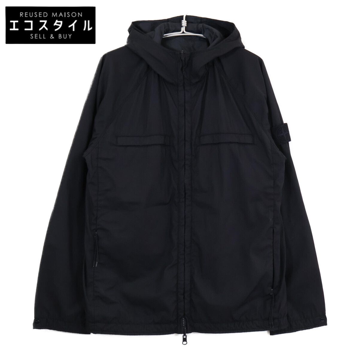 STONE ISLAND　ストーンアイランド　【国内正規】7415441F1 GHOST PIECE Stretch Wool Nylon Reversible Hooded Jacket リバーシブル フーディ　L