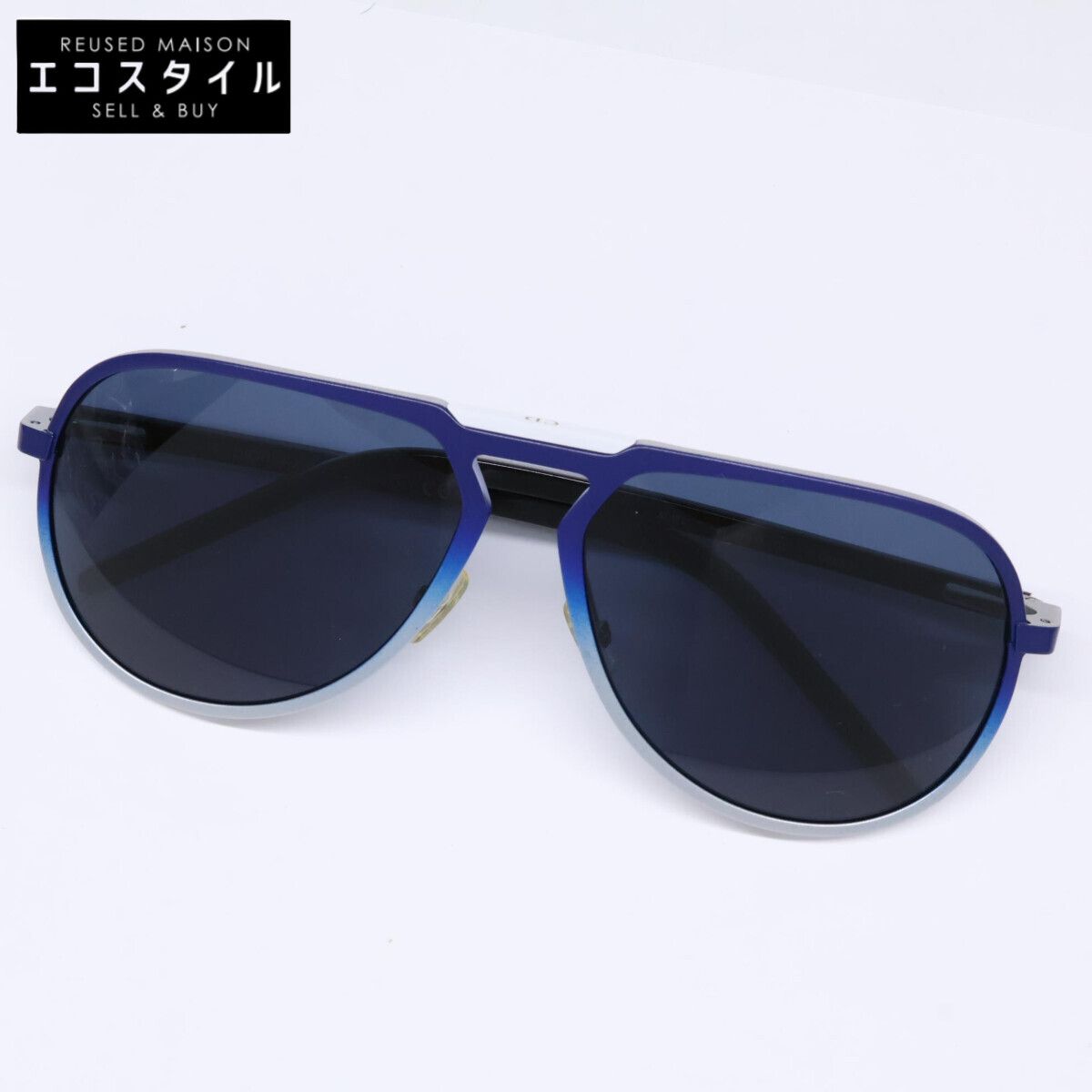 Dior HOMME ディオールオム 【美品】AL13.2 T5IKU CD ALUMINUM アビエイター 59□15 135