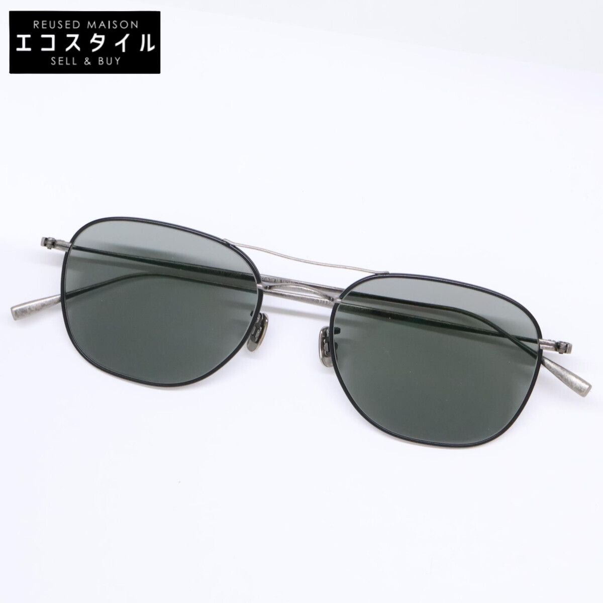 EYEVAN7285　アイヴァン　1014 c.805825 titanium 度入りレンズ 2ブリッジ スクエア　53□19-150