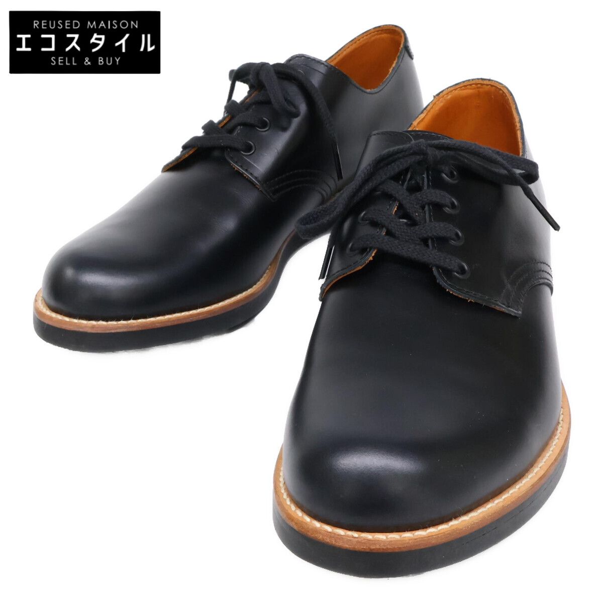 COMMEdesGARCONS HOMME コムデギャルソンオム 【美品】HA-K101 レザー オフィサーシューズ 27