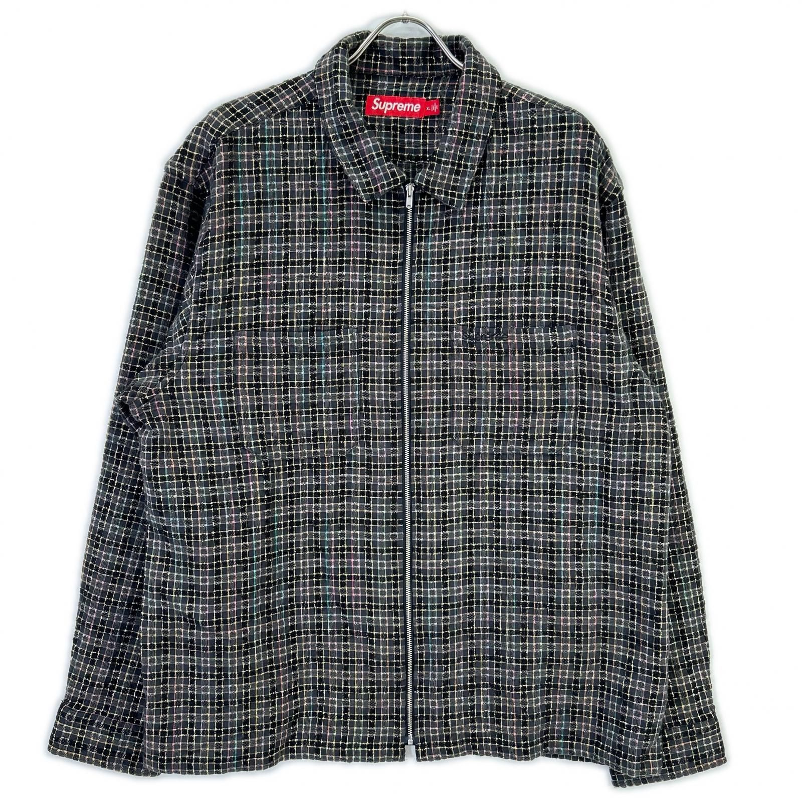 全国無料，新作】 Supreme シュプリーム 25AW ブラック Metallic Plaid