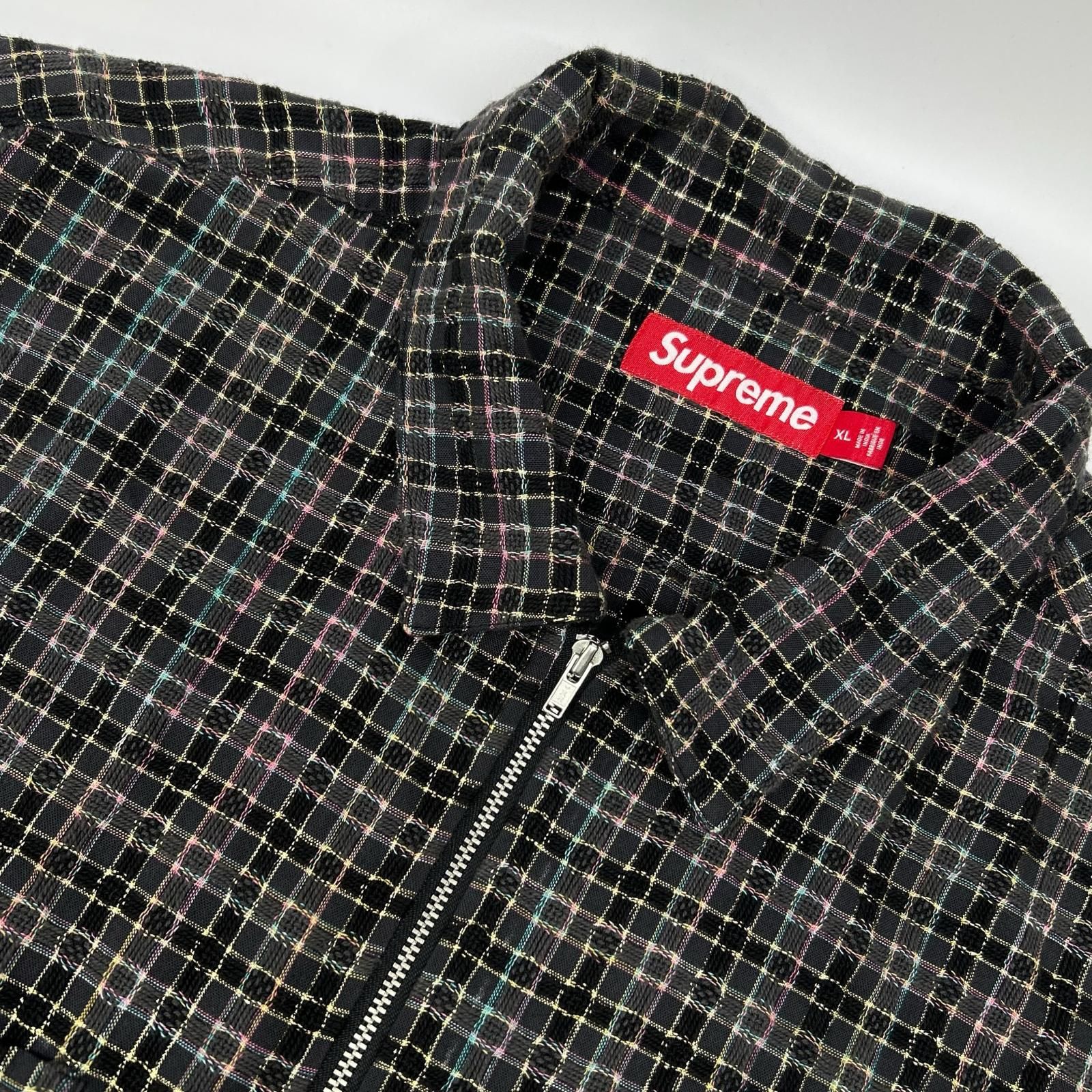 全国無料，新作】 Supreme シュプリーム 25AW ブラック Metallic Plaid