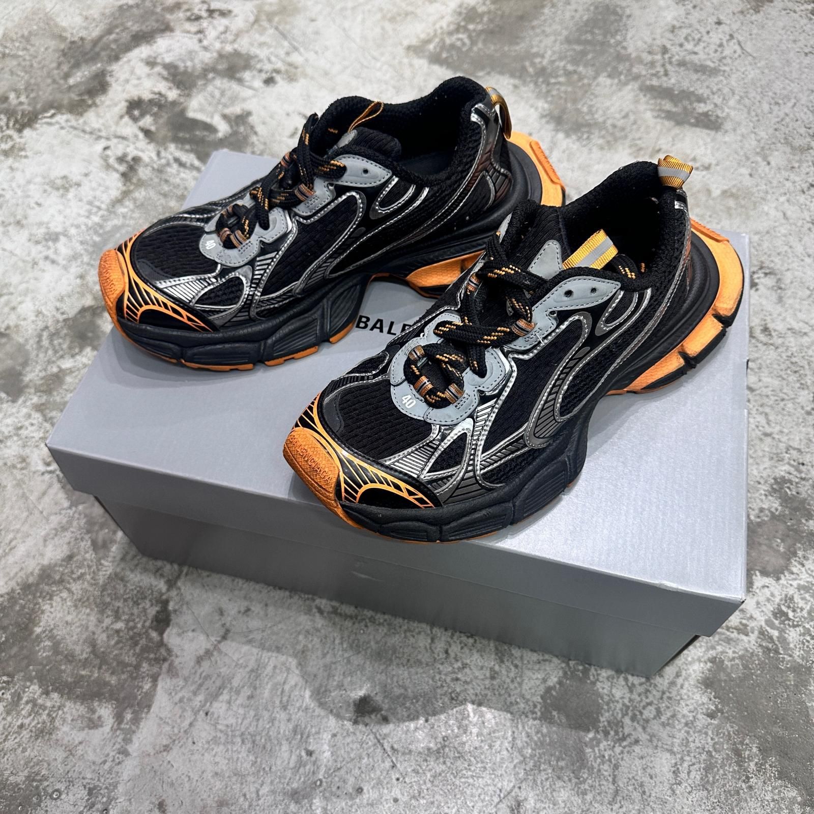 BALENCIAGA 3XL スニーカー バレンシアガ 734734 ブラック 40 26.5cm 
