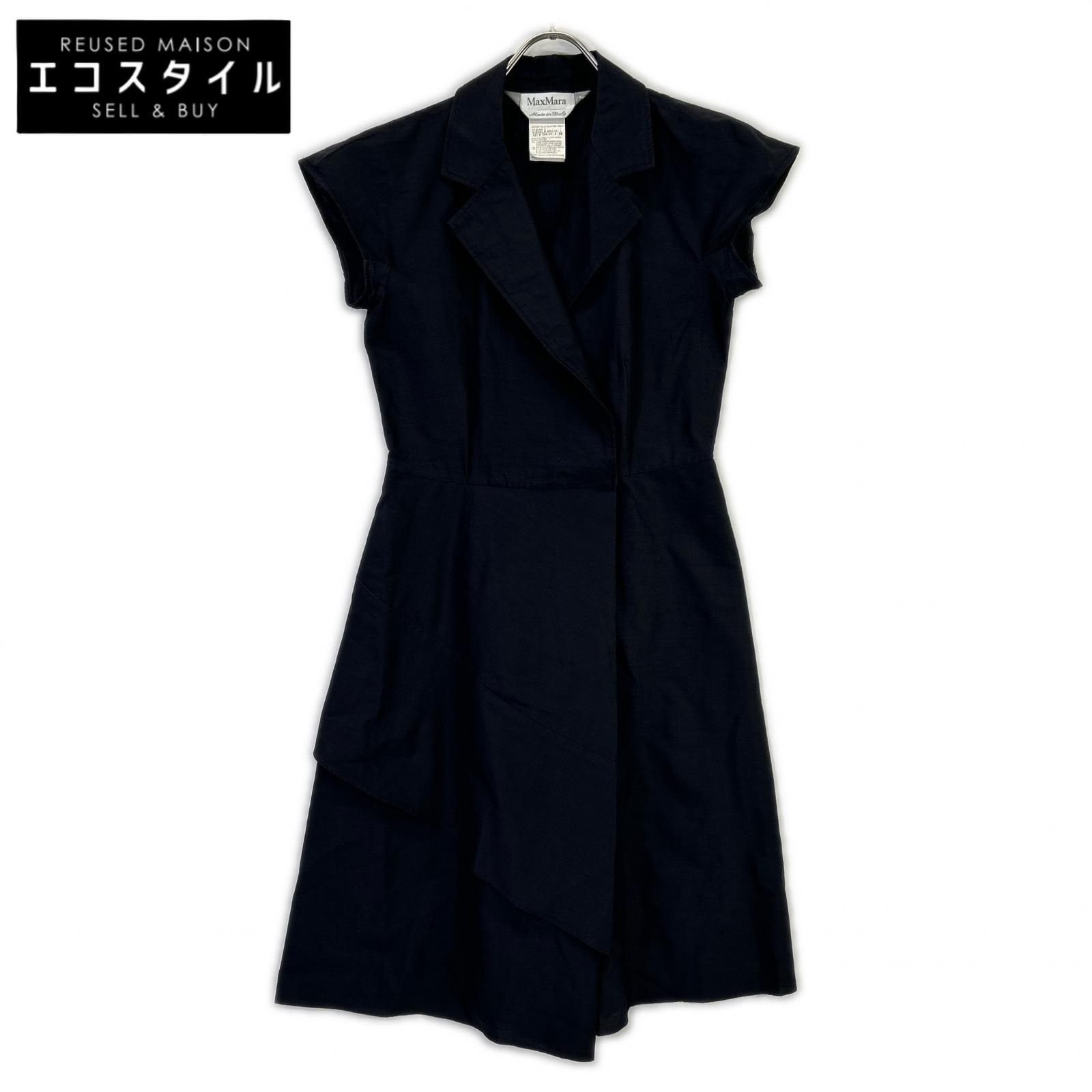Max Mara　マックスマーラ　12211691 白タグ 半袖 ワンピース　36