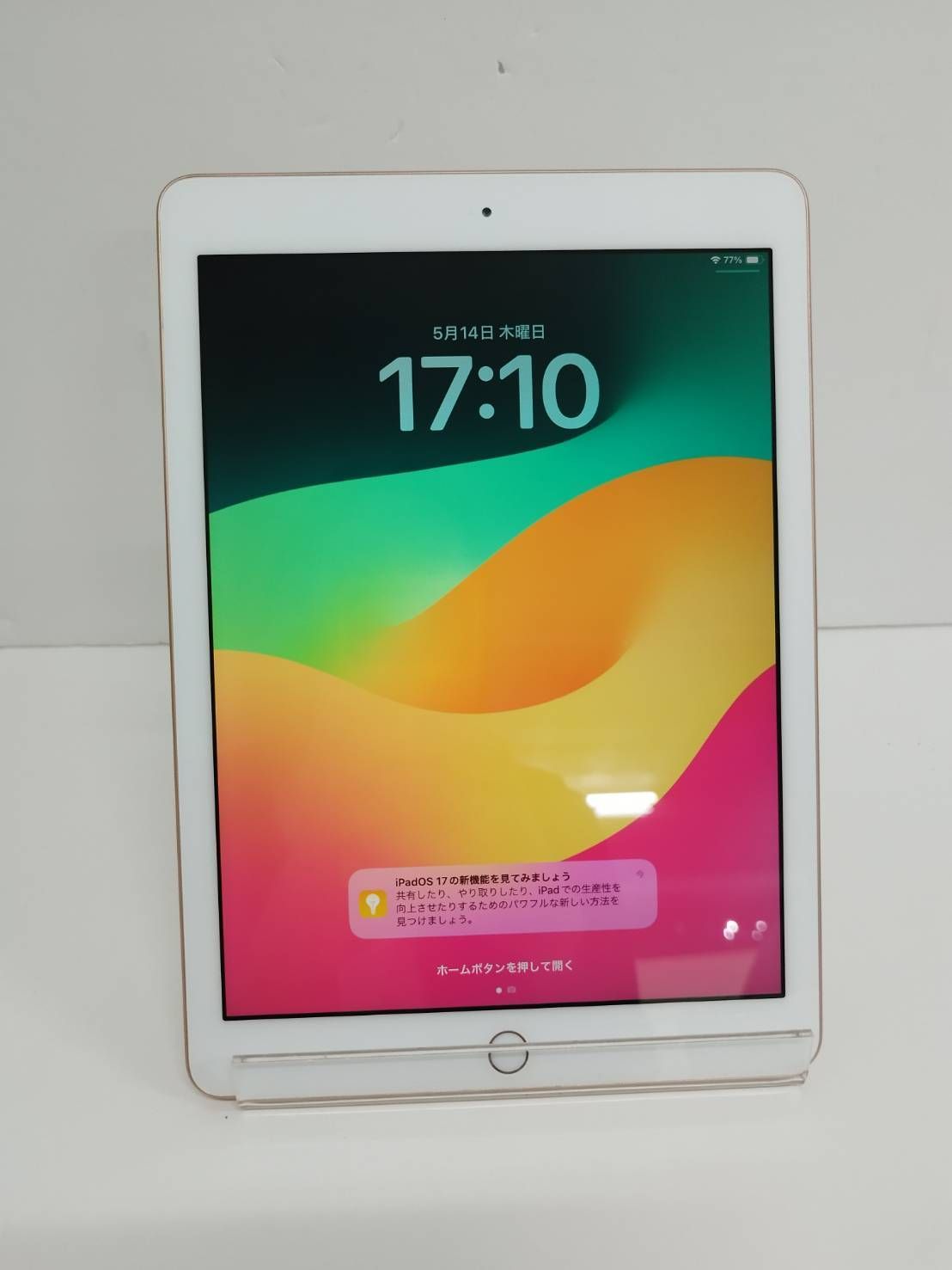 【美品】iPad 第6世代/Wi-Fi/A1893/32GB/ゴールド〈MRJN2J/A〉バッテリー93％
