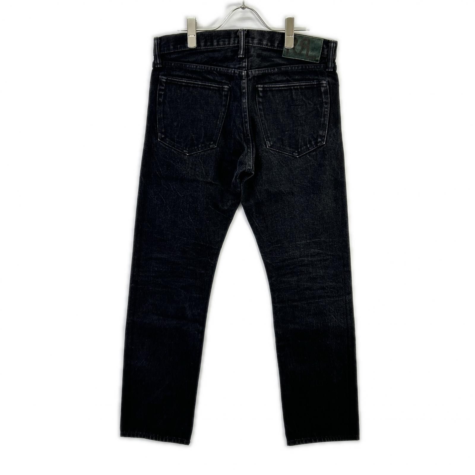 RRL ダブルアールエル ブラック USA製 スリムフィット JAPAN WOVEN 