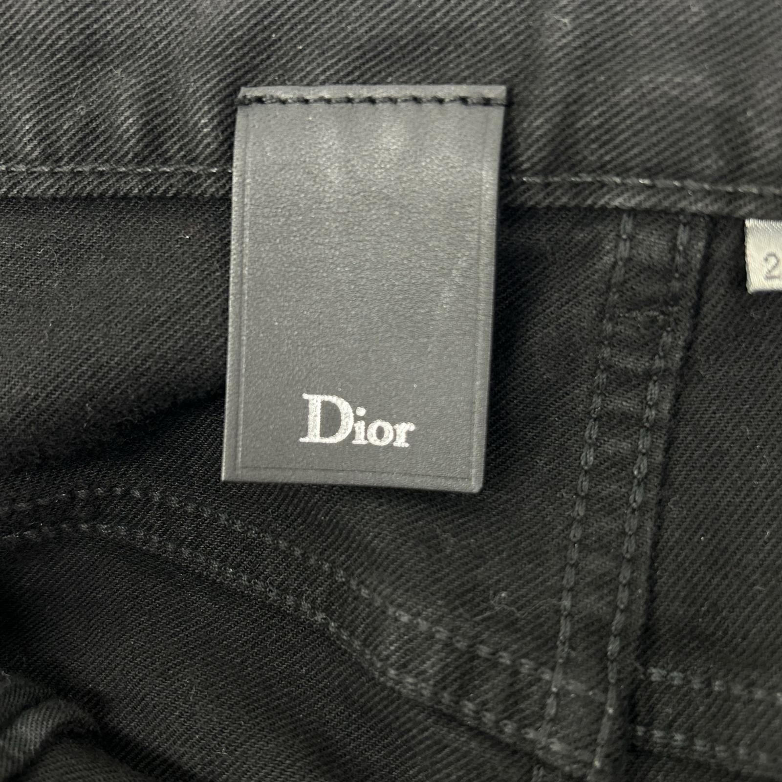 Dior HOMME ディオールオム 633D038T027X ブラック デストロイ加工 