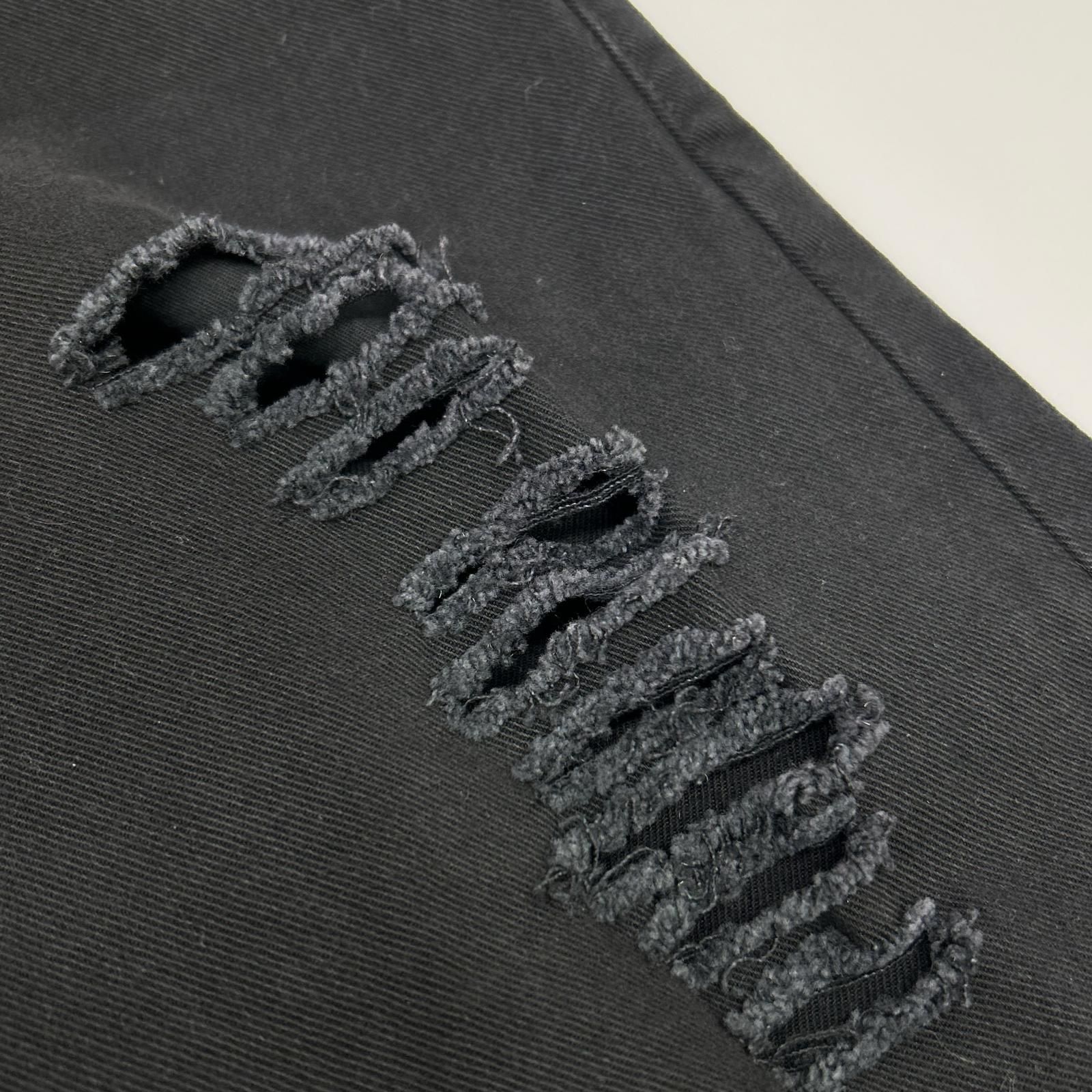 Dior HOMME ディオールオム 633D038T027X ブラック デストロイ加工