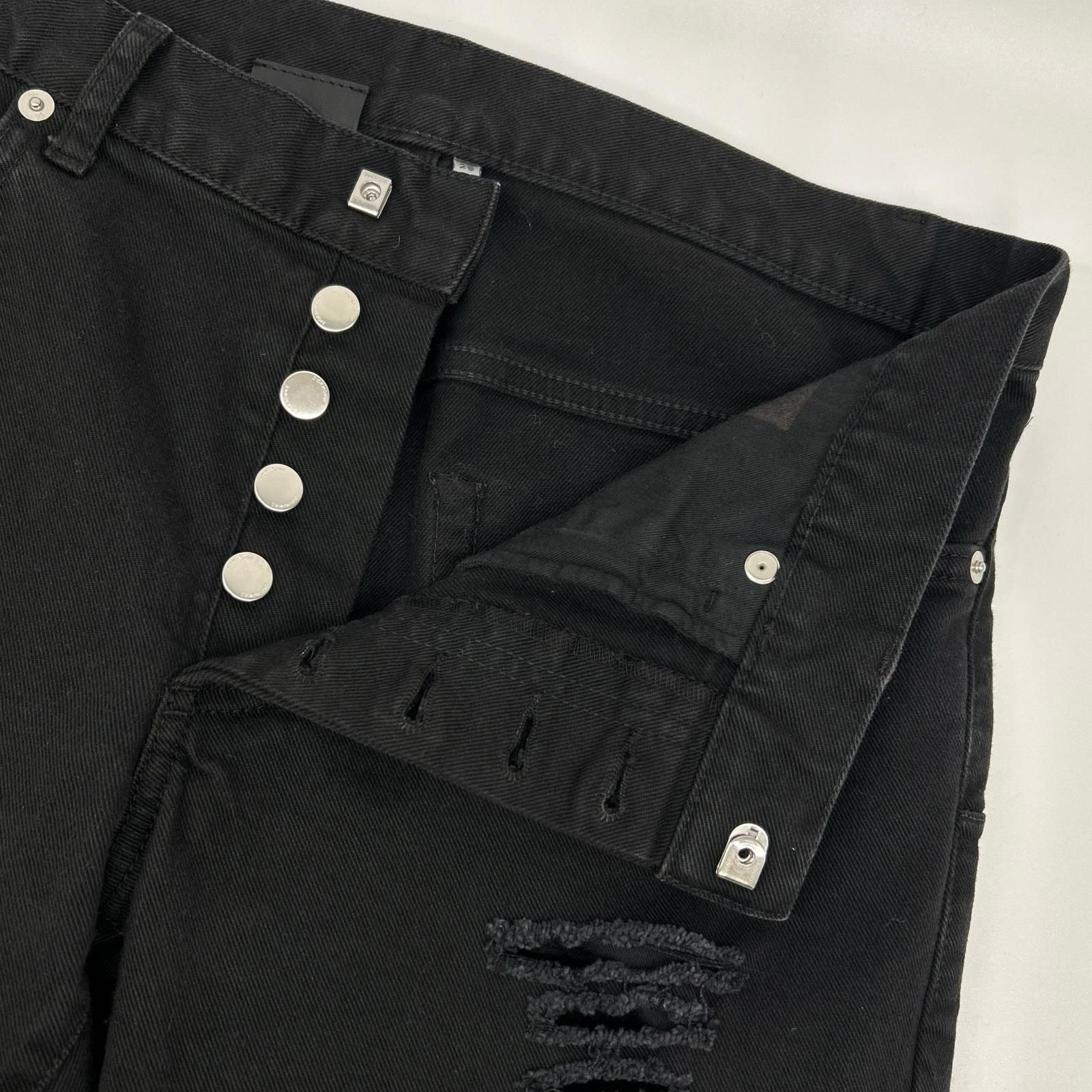 Dior HOMME ディオールオム 633D038T027X ブラック デストロイ加工 