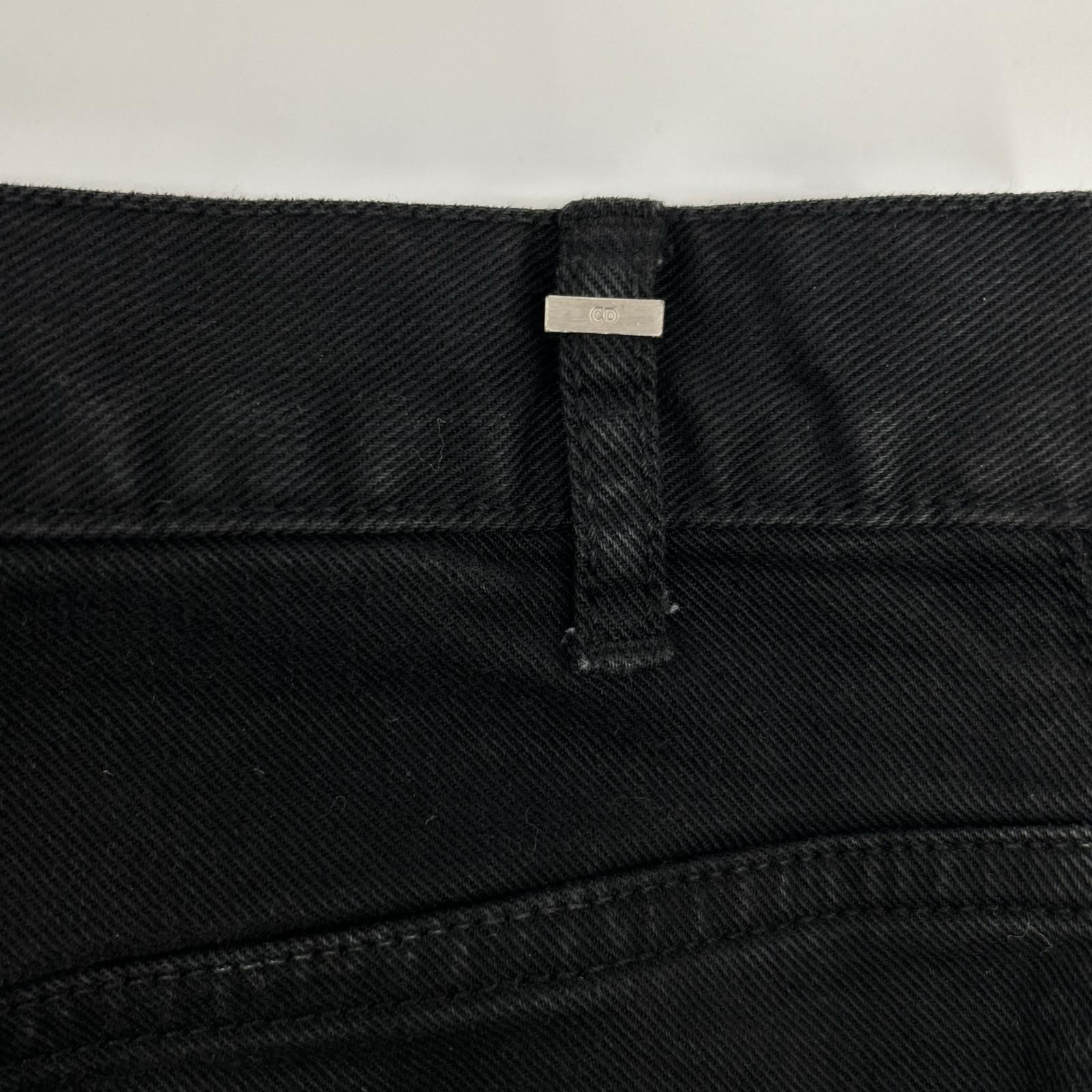 Dior HOMME ディオールオム 633D038T027X ブラック デストロイ加工