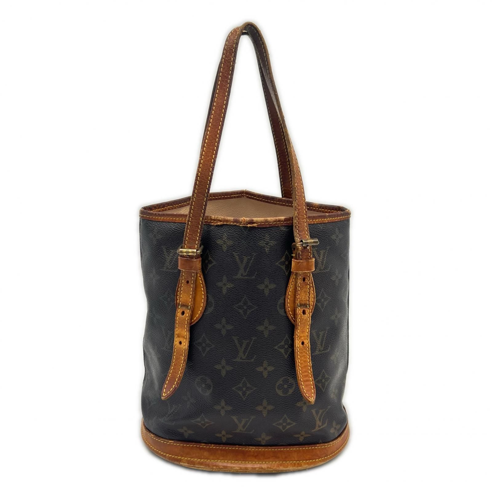 ルイ・ヴィトン LOUIS VUITTON バケットPM ハンドバッグ バッグ PVC 