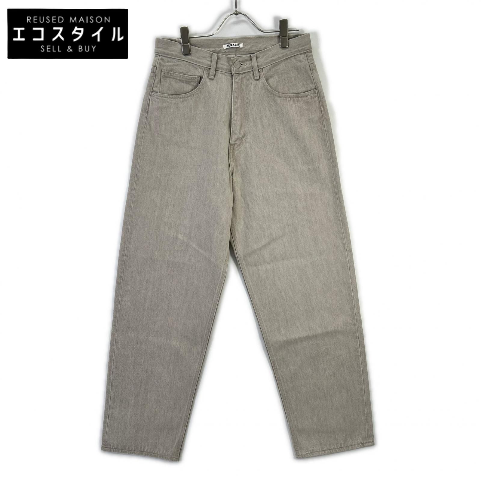 AURALEE 26SS HARD FADED オーラリー A26SP02BD グレー - TWIST BROWN 