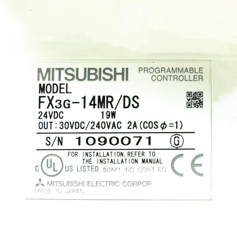 新品【 ★送料無料 】MITSUBISHI 三菱電機 FX3G-14MR/DS【６ヶ月保証】
